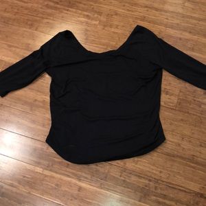 EUC Fabletics off the shoulder 3/4 sleeve top